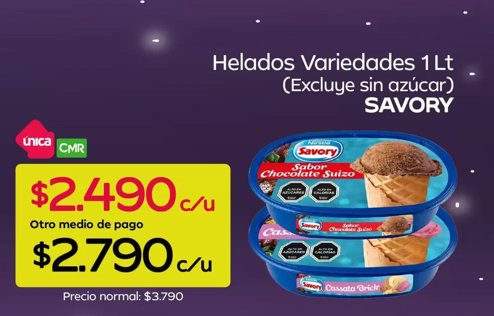 Savory - Helados Variedades