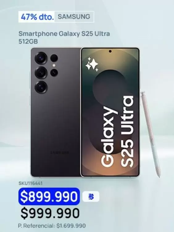 Samsung - Smartphone Galaxy S25 Ultra 512gb