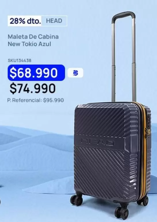 Head - Maleta De Cabina New Tokio Azul