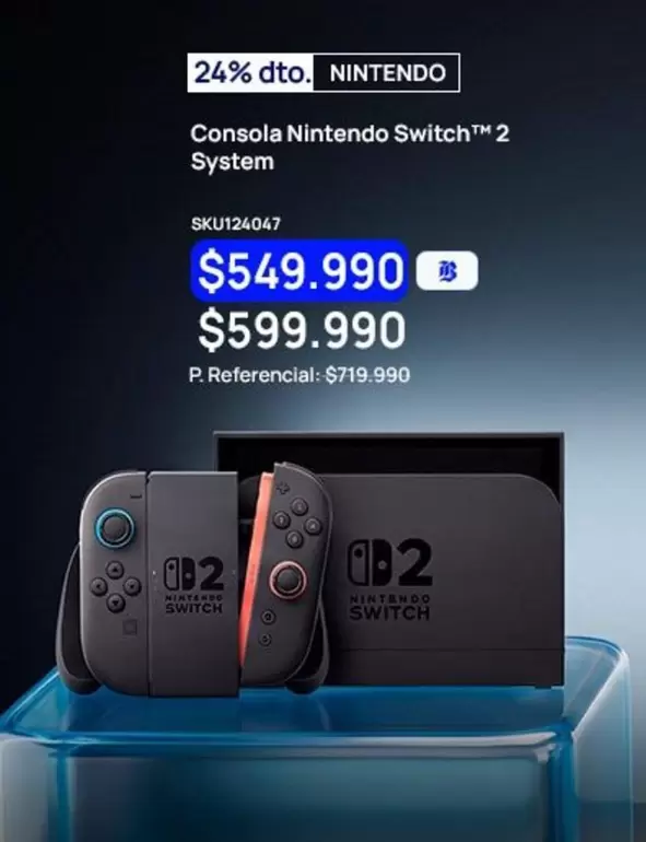 Console Nintendo SwitchTM 2 System