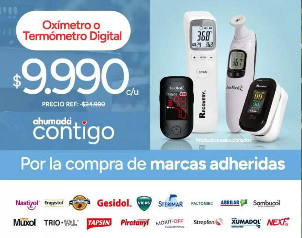 Paltomiel - Oxímetro O Termometro Digital