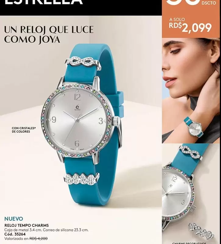 Metal - Reloj Tempo Charms