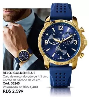 Golden - Reloj Blue