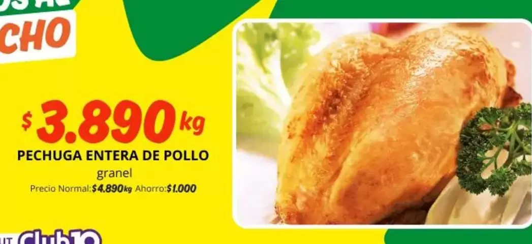 Club - Pechuga Entera De Pollo