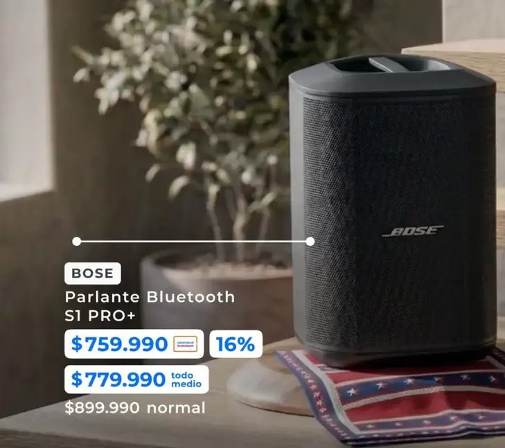 Bose - Parlante Bluetooth S1-Pro+