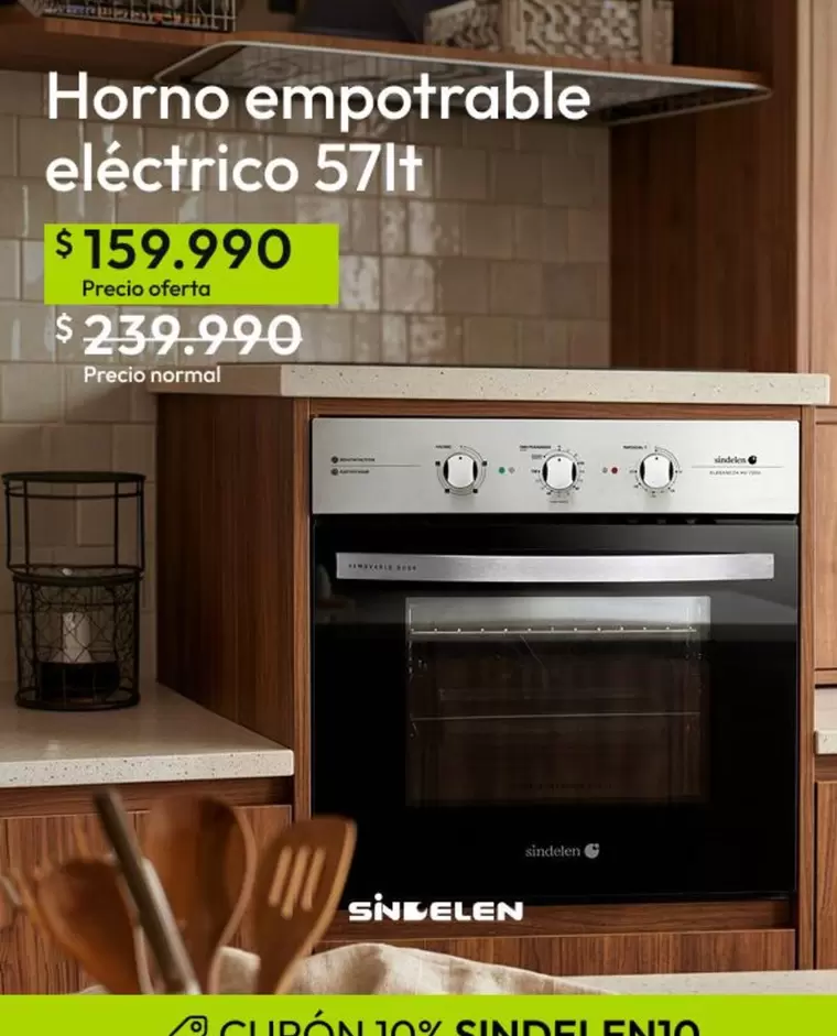 Sindelen - Horno Empotrable Eléctrico