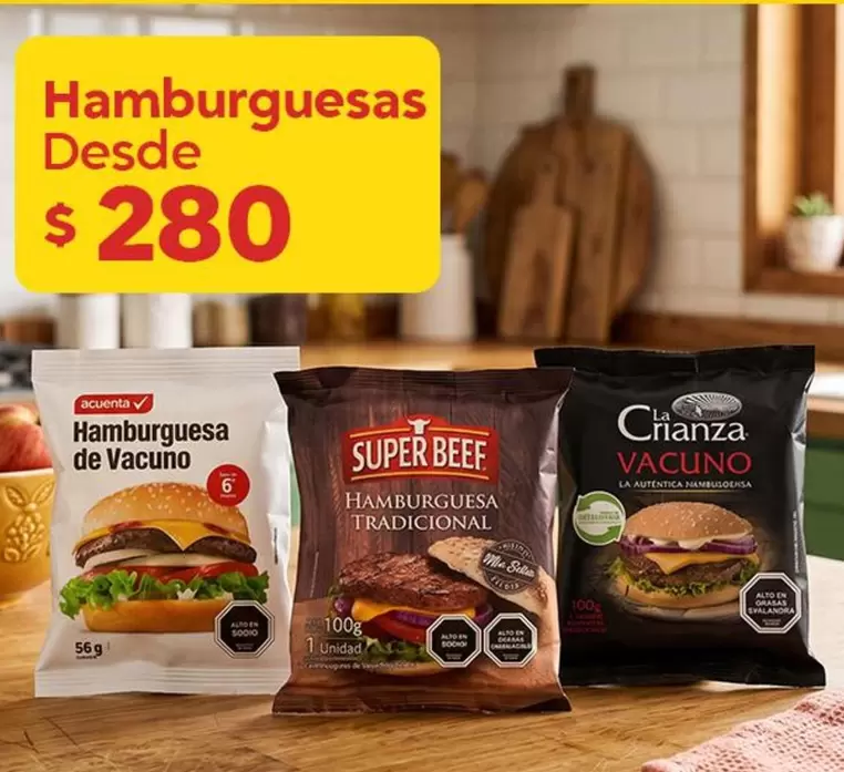 acuenta - Hamburguesas De Vacuno