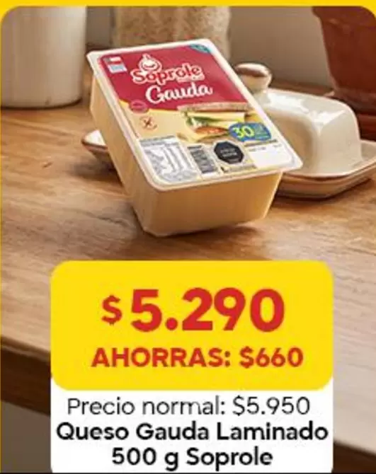 Soprole - Queso Gauda Laminado