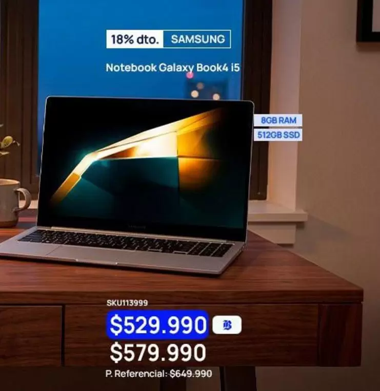 Samsung - Notebook Galaxy Book4 I5
