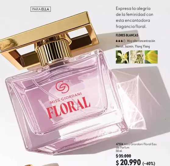 Giordani - 473M M/Cirdom Floral Eau 50 P/40L