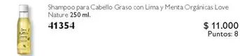 Shampoo Para Cabello Graso Con Lima Y Menta Organicas Love Nature