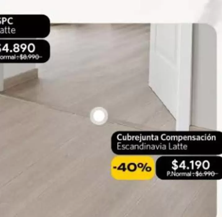 Cubrejunta Compensación Escadinavia Latte