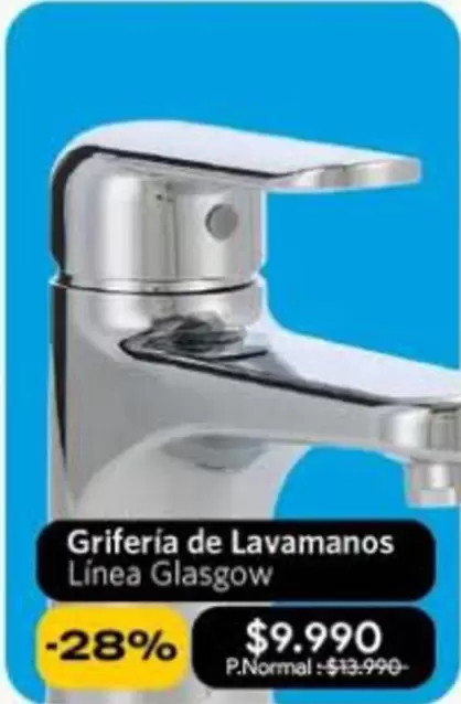 Griferia De Lavamanos Linea Glasgow
