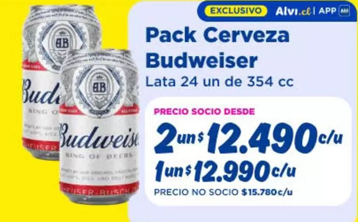 Budweiser - Pack Cerveza