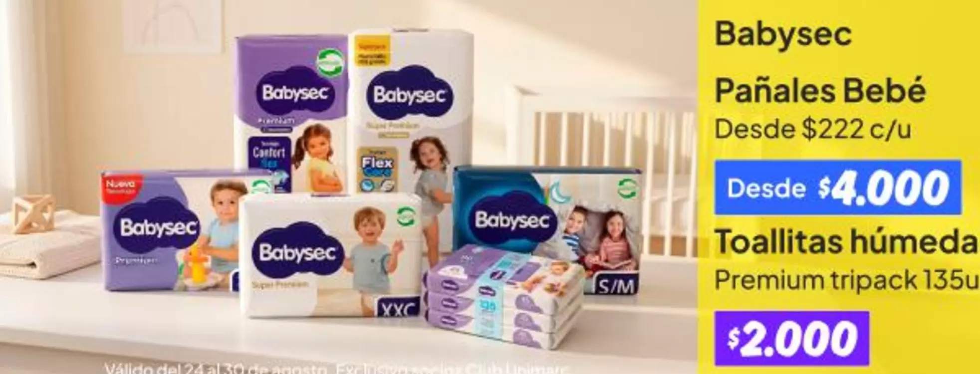 Babysec - Pañales Bebé
