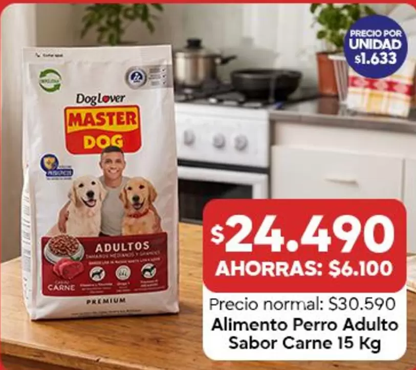 Master Dog - Alimento Perro Adulto Sabor Carne