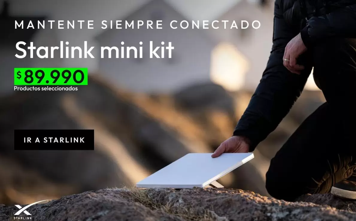 Mantene Siempre Conectado Starlink Mini Kit
