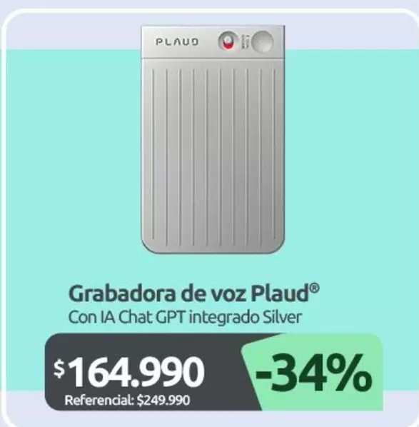 Grabadora de Voz Plaud