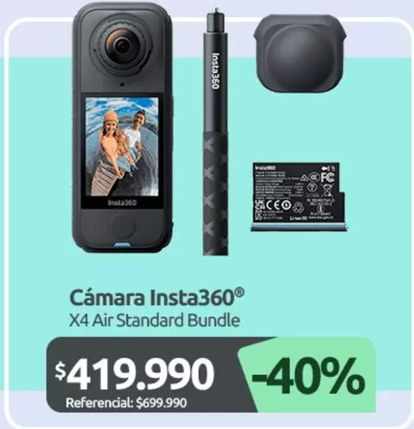 Camara Insta360 X4 Air Standard Bundle