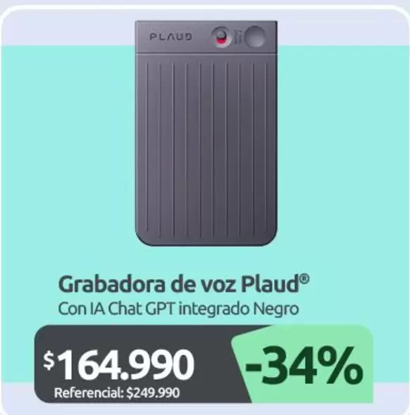 Grabadora de Voz Plaud