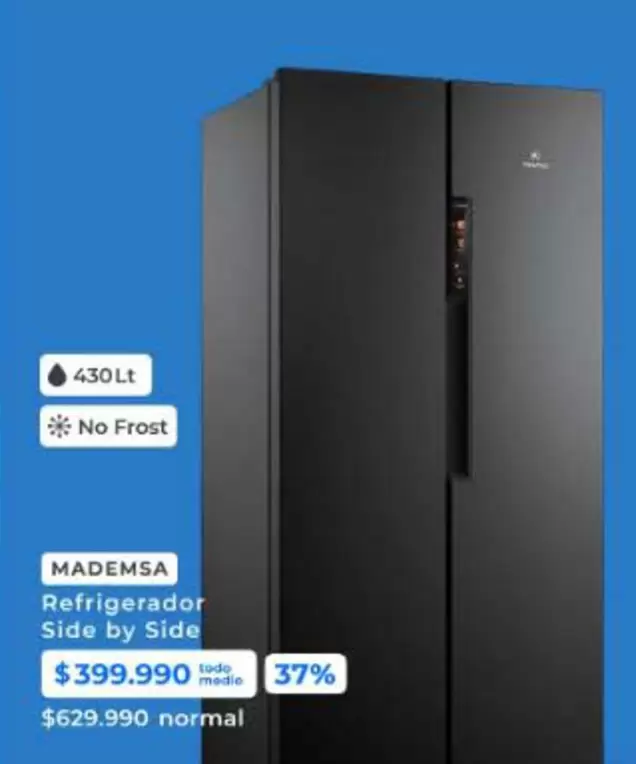 Mademsa - Refrigerador Side By Side