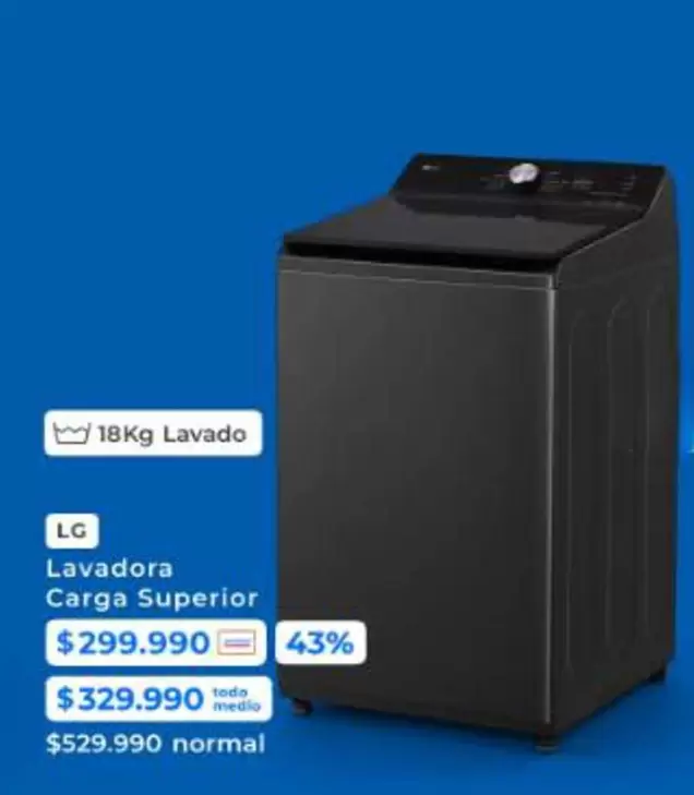 LG - Lavadora Carga Superior