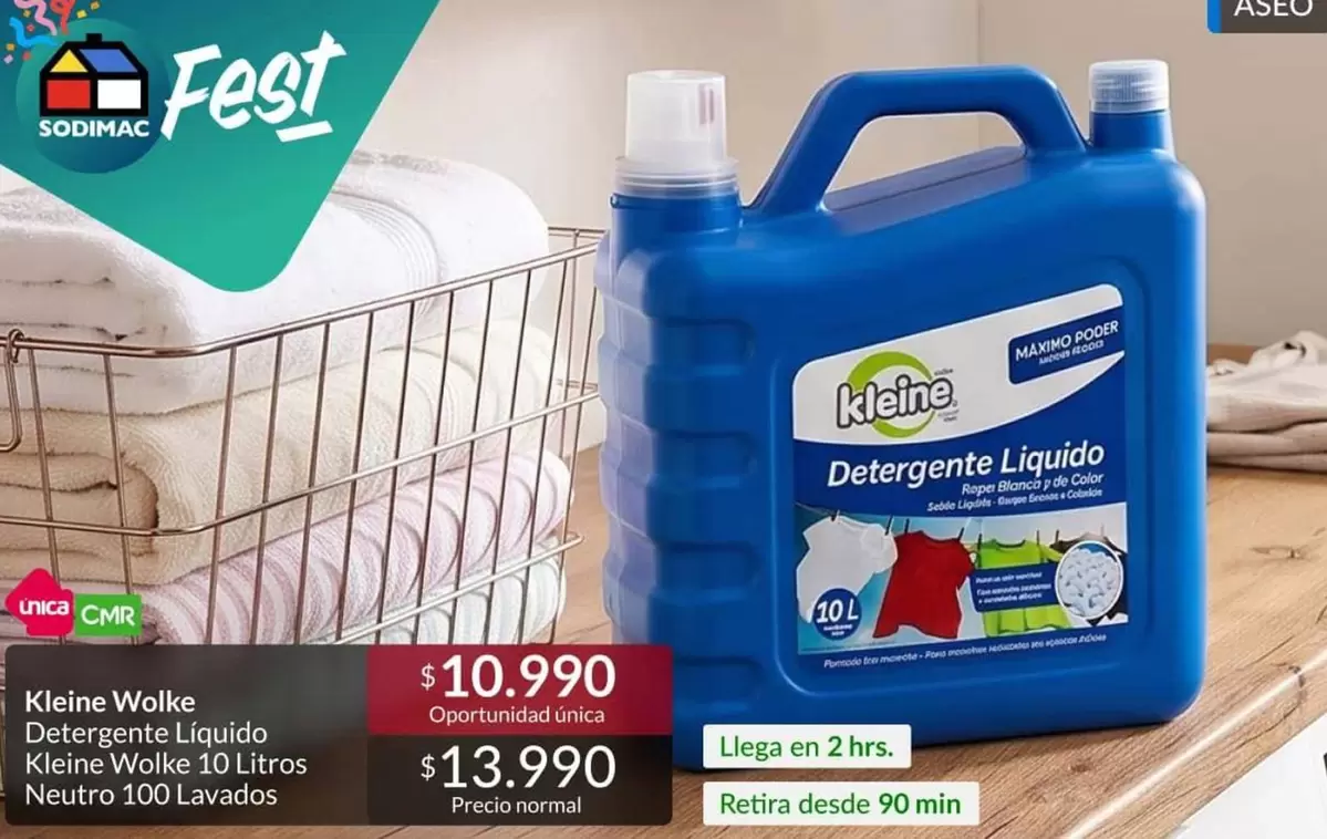 Adidas - KICINE WOLKER DETAGENTE LIQUIDO KIENO WOLKER 10 LATADOS