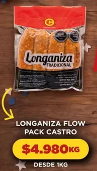 Longaniza Flow Pack Castro