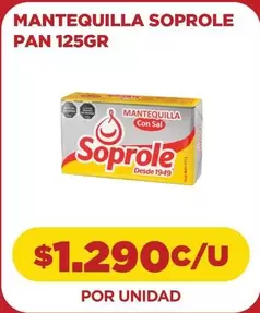 Pan - Mantequilla Soprole