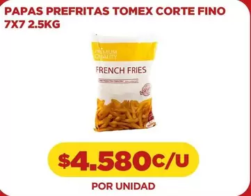 Papas Prefritas Corte Fino