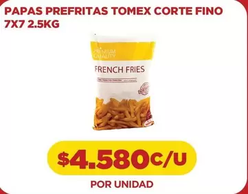 Papas Prefritas Corte Fino