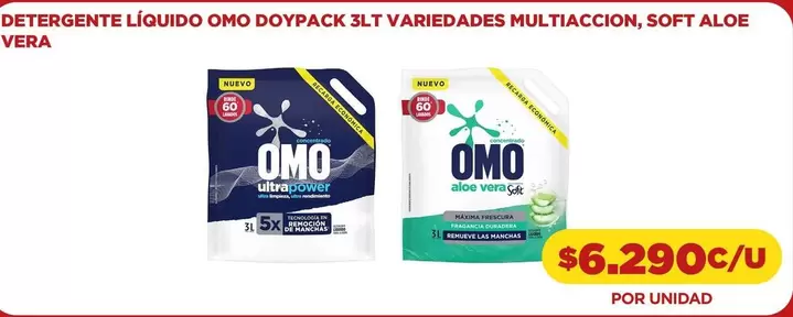 Omo - Detergente Líquido Doypack 3lt