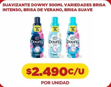 Downy - Suavizante Varie Dades Brisa Intenso, Brisa De Verano, Brisa Suave