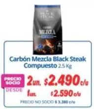 Carbón Mezcla Black Steak Compuesto
