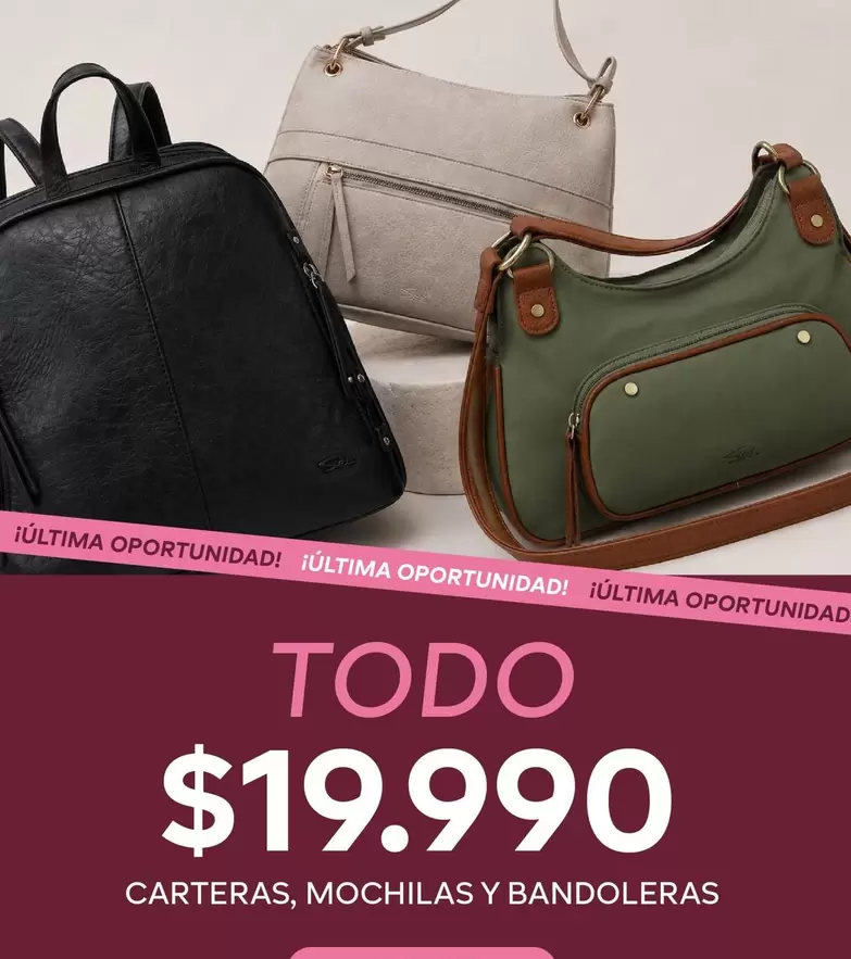 Carteras, Mochilas Y Bandoleras