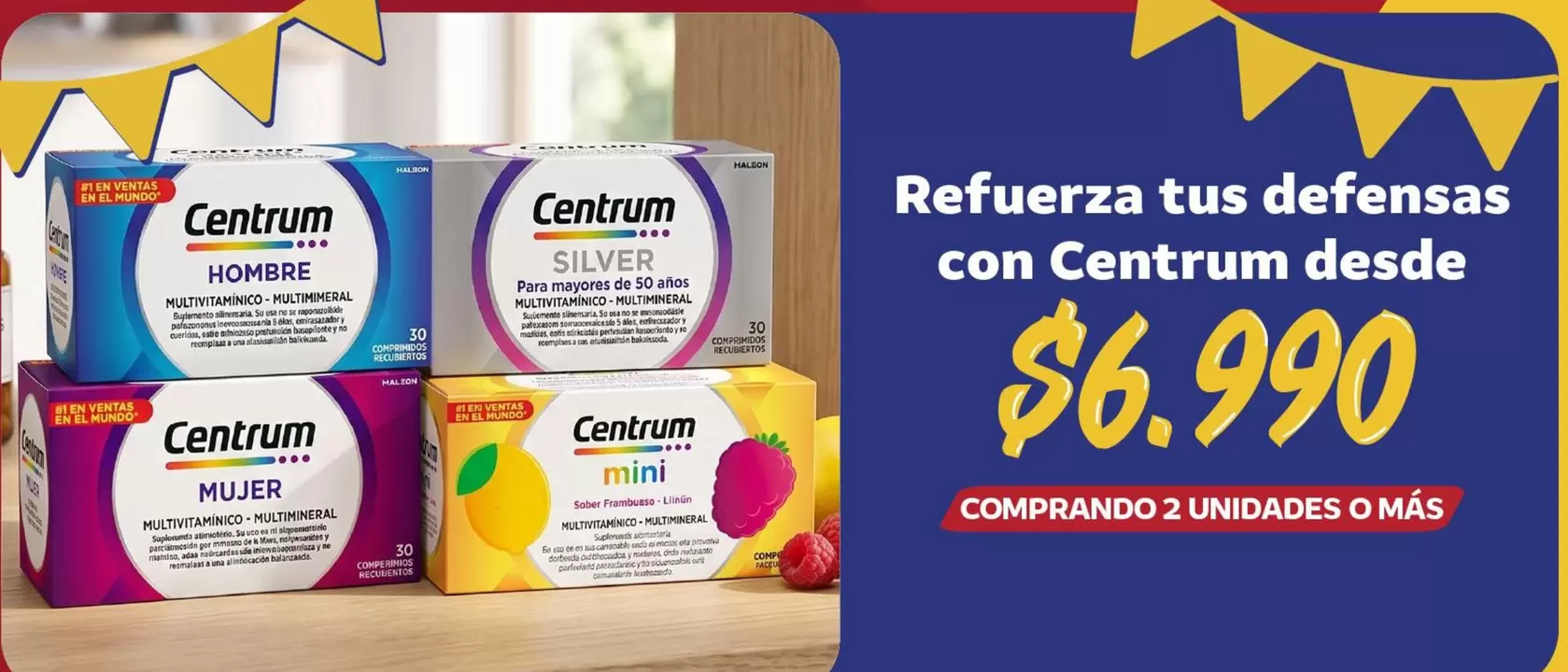 Centrum - Refuerza Tus Defensas Con  Desde