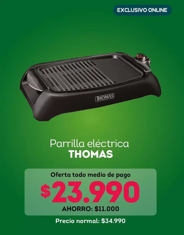 Thomas - Parrilla Eléctrica