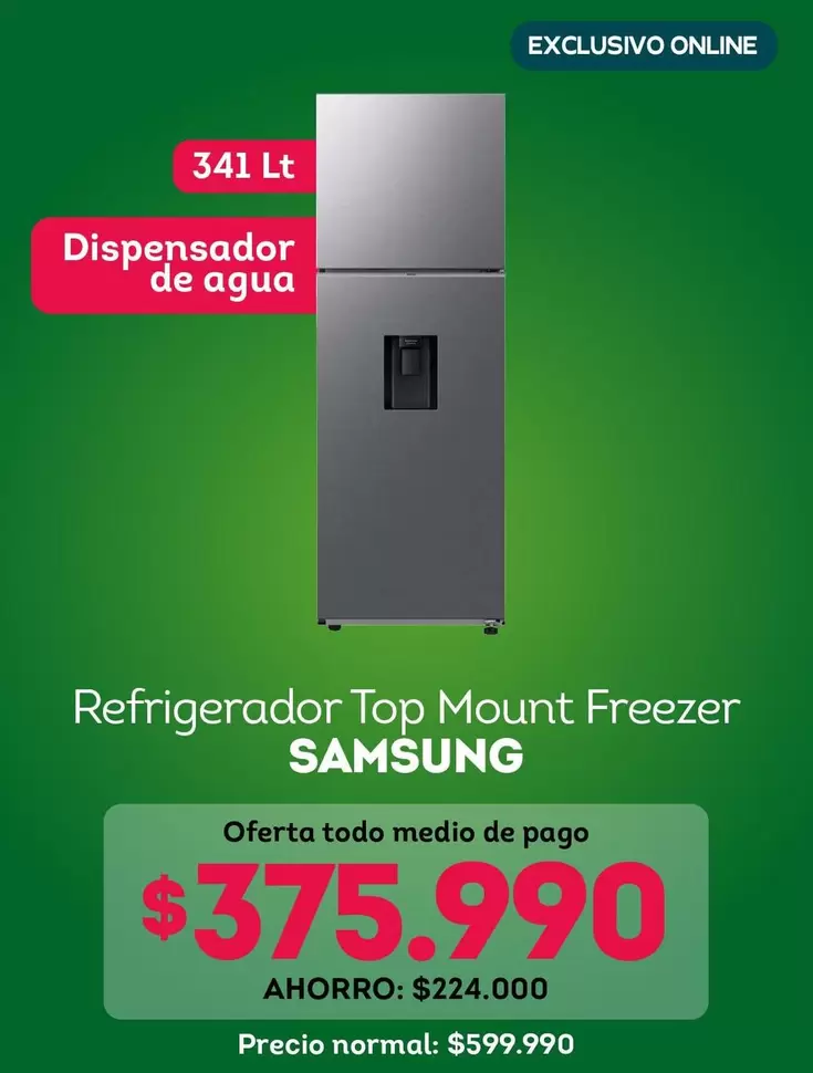 Samsung - Refrigerador Top Mount Freezer