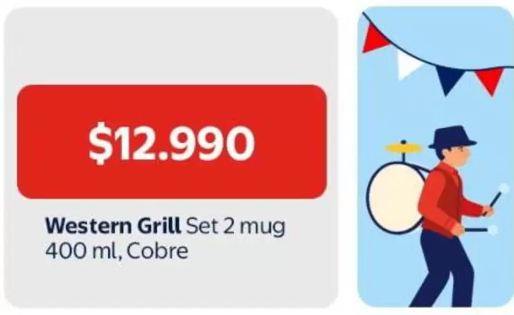 Western Grill Set 2 Mug