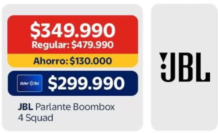 JBL - Parlante Boombox 4 Squad