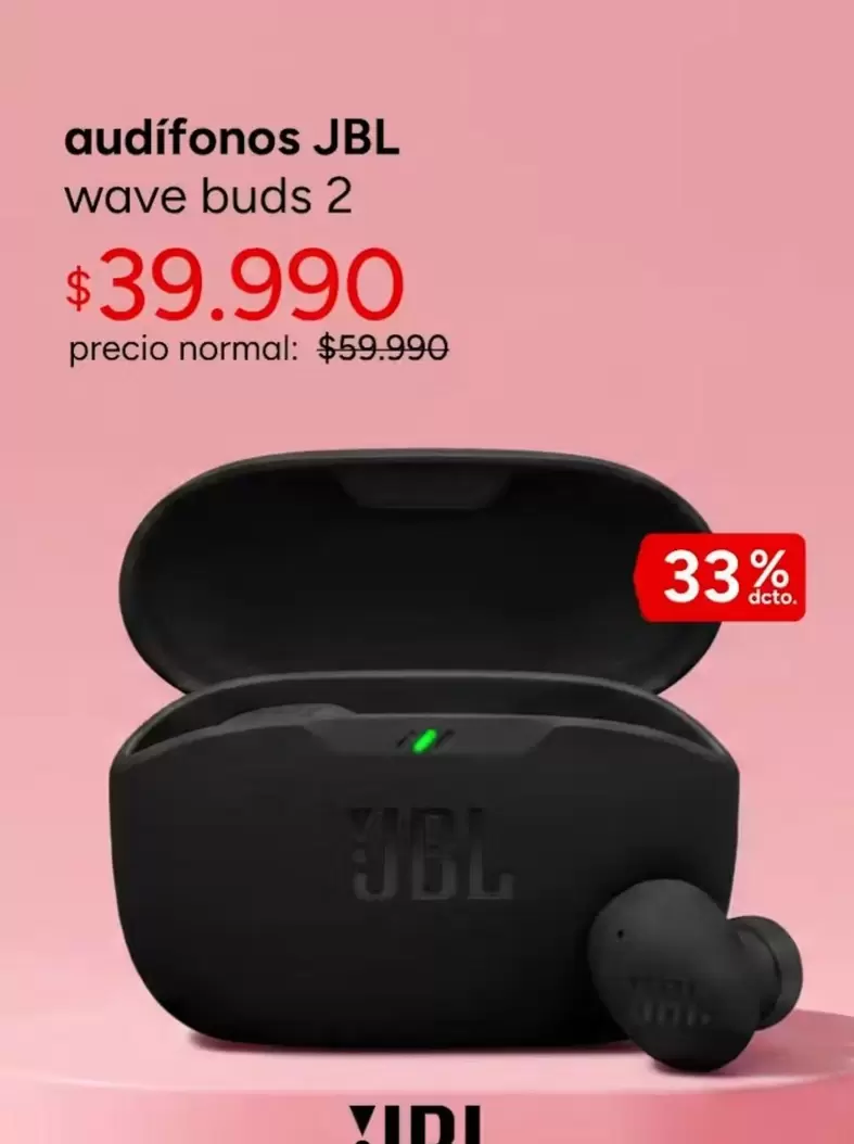 JBL - Audifonos Wave Buds 2