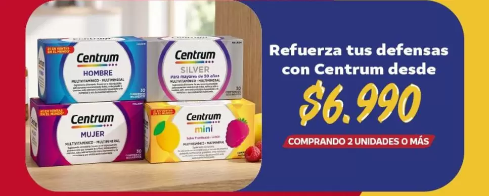 Centrum - Refuerza Tus Defenseas Con Desde