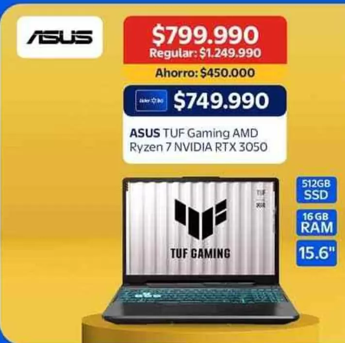 Asus - TUF Gaming AMD Ryzen 7 NVDIA RTX 3050