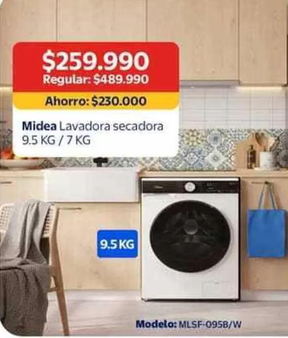 Midea - Lavadora Secadora