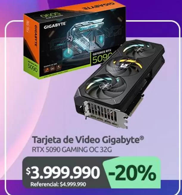 Tarjeta De Video Gigabyte