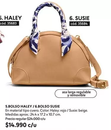 5.bolso Halley / 6.bolso Susie