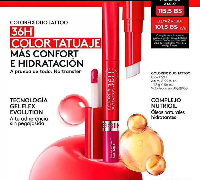 Duo - Color Diy Tattoo 36H Color Tatuaje Mas Confort E Hidratacion