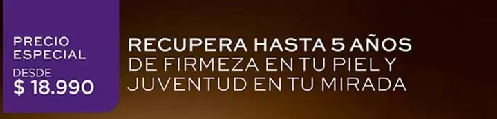 Recupera Hasta 5 Anos De Firmeza En Tu Piely