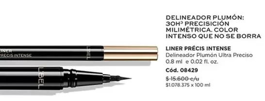Delineador Plumón: 30th- Precision Milmétrica Color Intenso Que No Se Borra