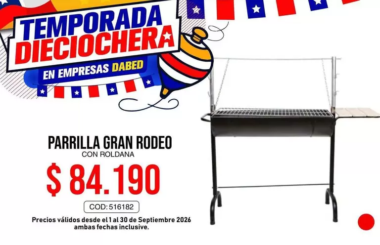 Parrilla Gran Rodeo